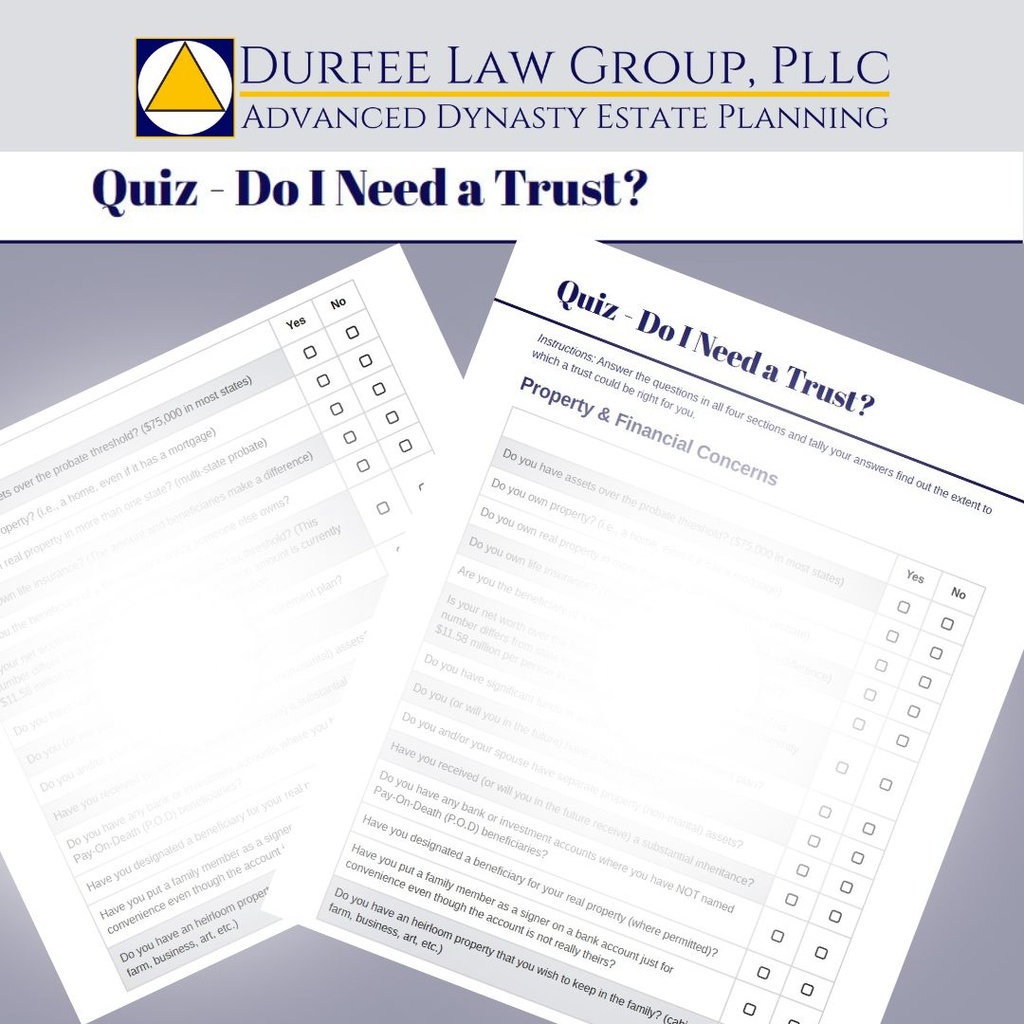 Quiz - Do I Need a Trust?